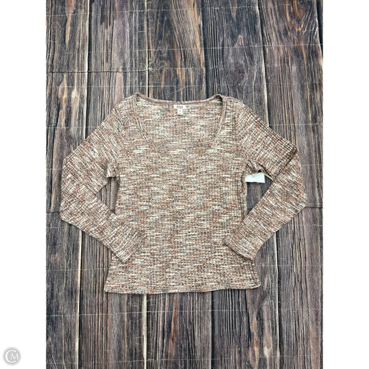 Top Long Sleeve By Ana In Orange, Size: 1x