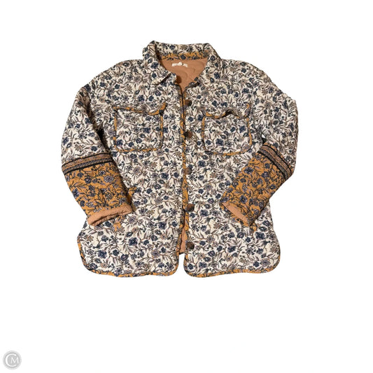 Jacket Puffer & Quilted By Maurices In Floral Print, Size: S