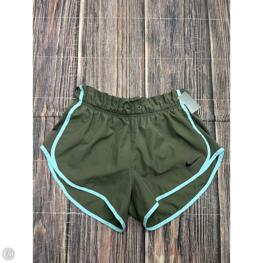 Athletic Shorts By Nike In Green, Size: S