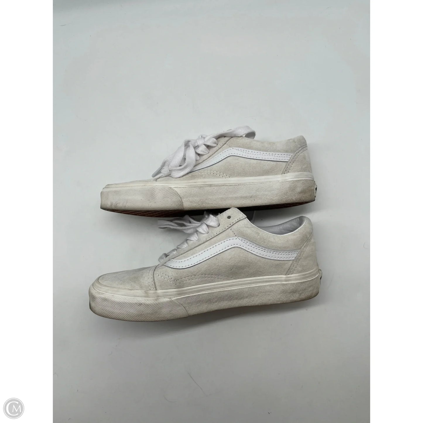 Shoes Athletic By Vans In White, Size: 6