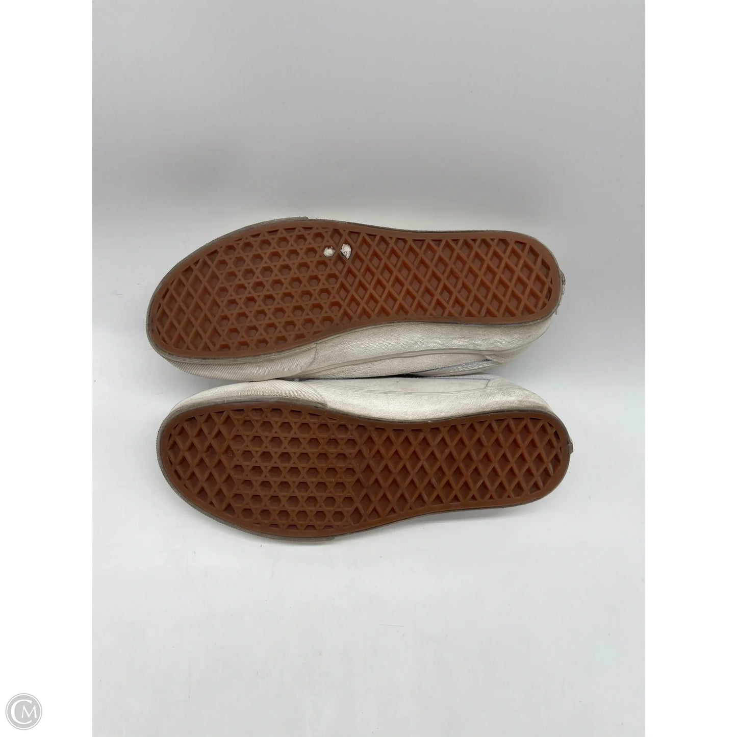 Shoes Athletic By Vans In White, Size: 6