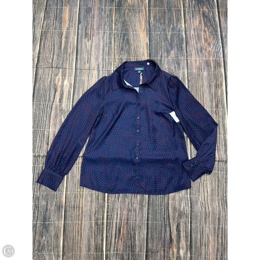 Top Long Sleeve By Modcloth In Blue, Size: M