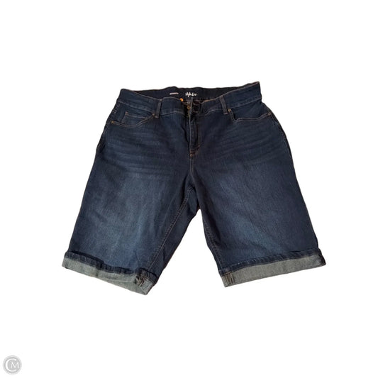 Shorts By Style And Company In Blue Denim, Size: 20