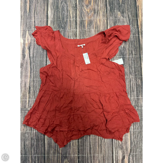 Top Sleeveless By Maurices In Orange, Size: 1x
