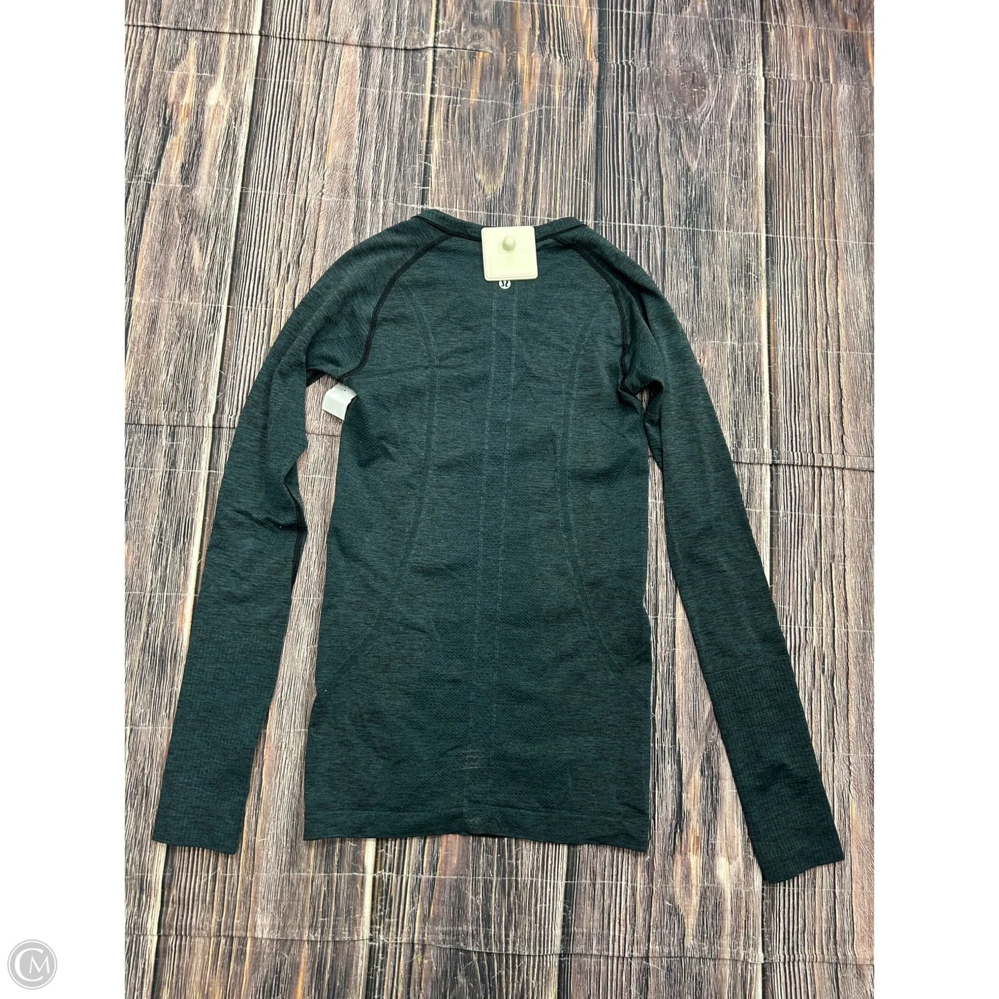 Athletic Top Long Sleeve Crewneck By Lululemon In Blue, Size: 4