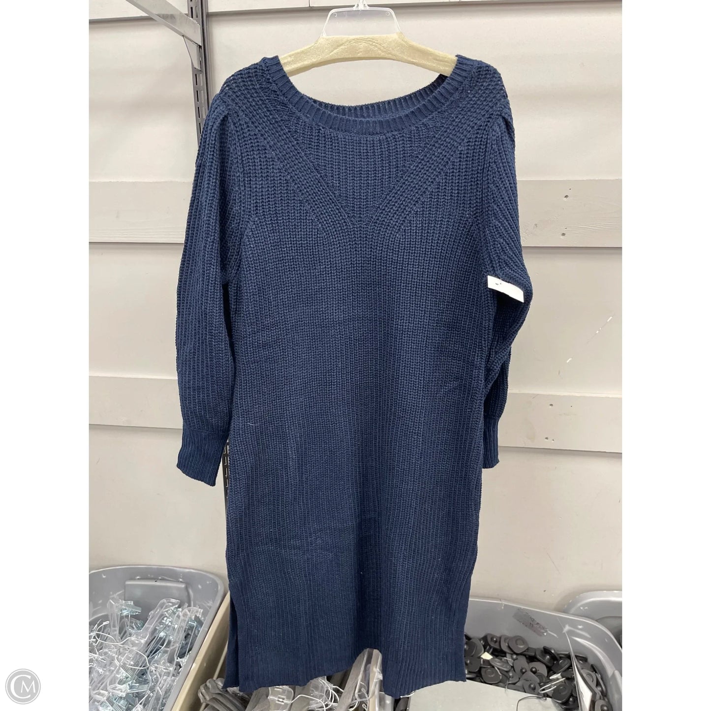 Dress Casual Maxi By Maurices In Navy, Size: 1x