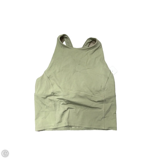 Athletic Tank Top By Lululemon In Green, Size: 8