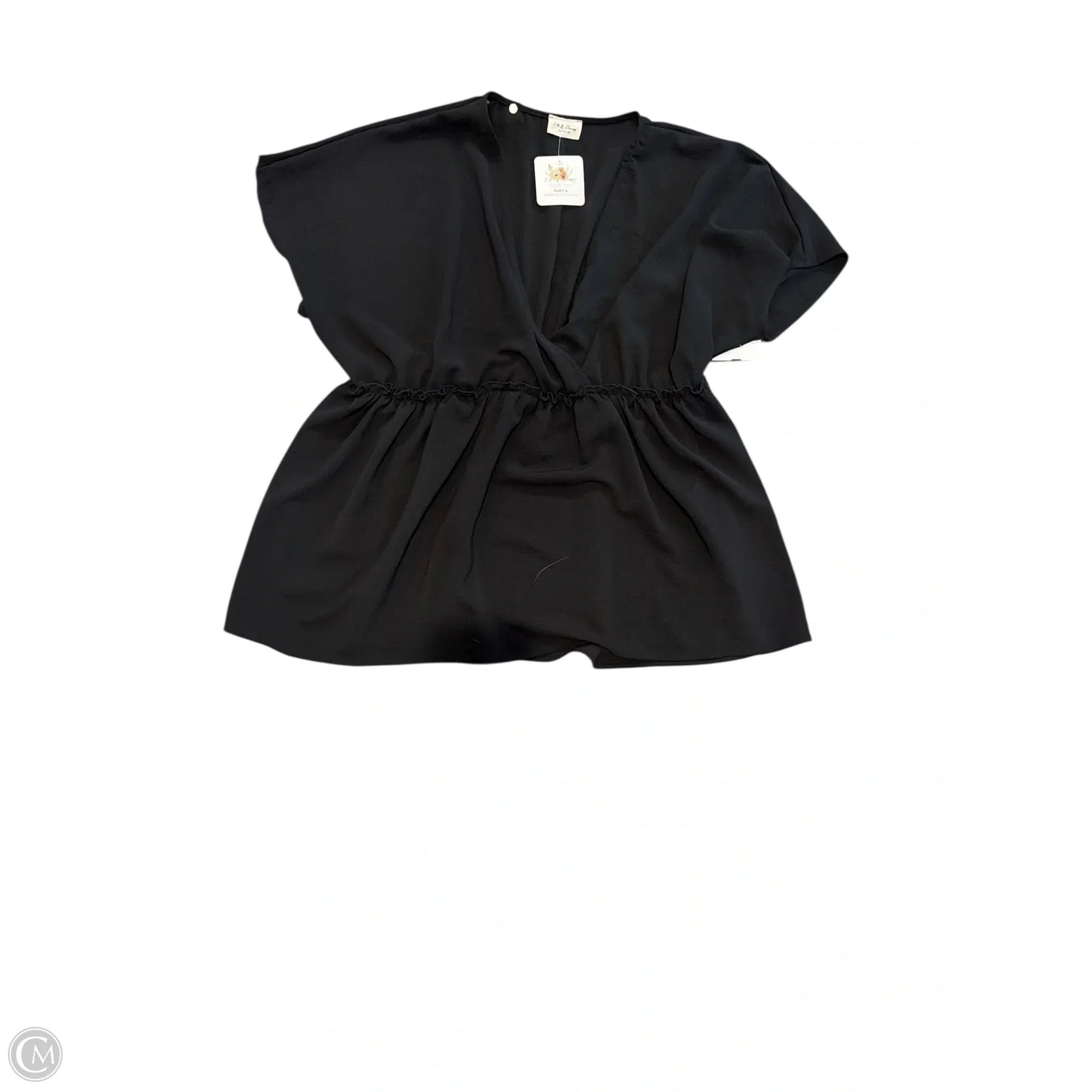 Top Short Sleeve By 143 Story In Black, Size: 2x