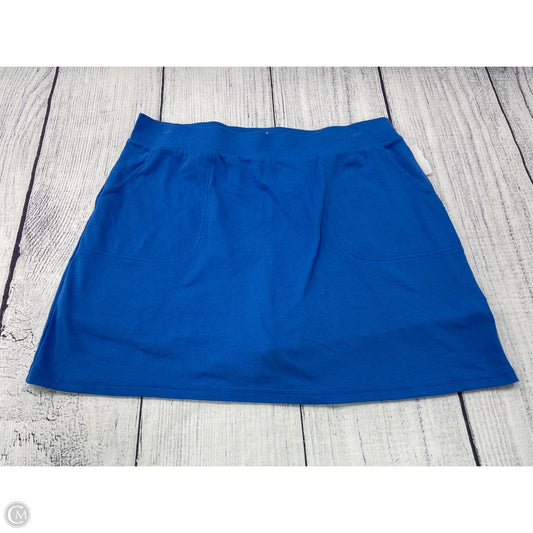 Skort By Croft And Barrow In Blue, Size: L
