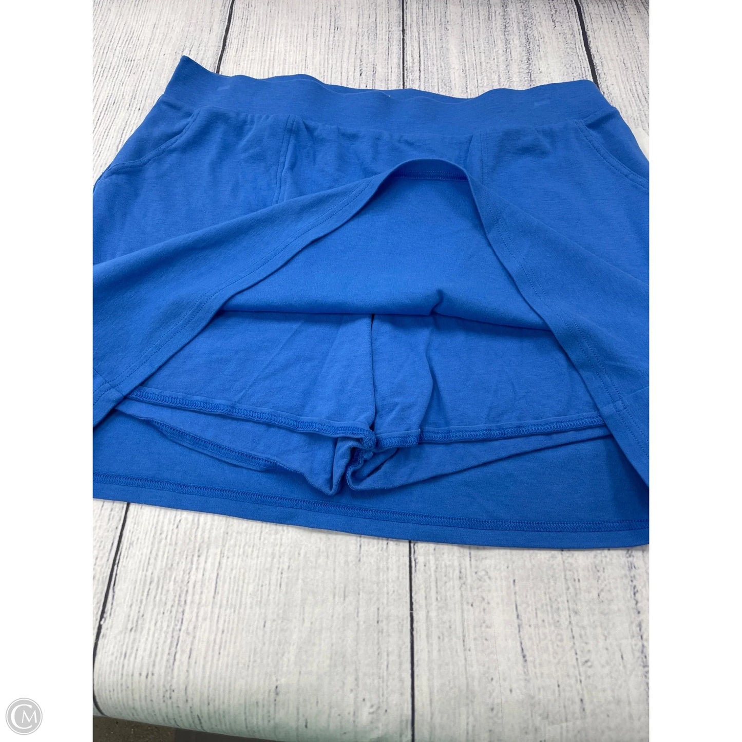 Skort By Croft And Barrow In Blue, Size: L
