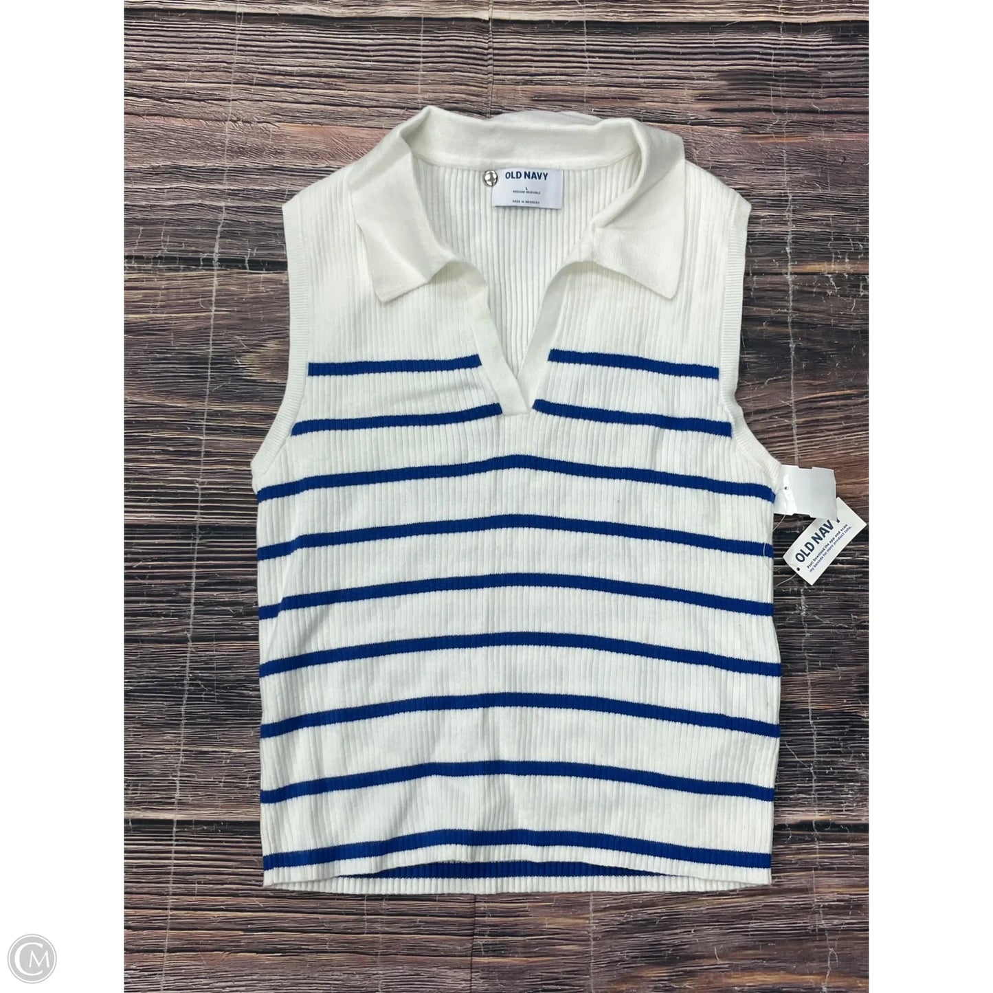 Tank Top By Old Navy In Striped Pattern, Size: L