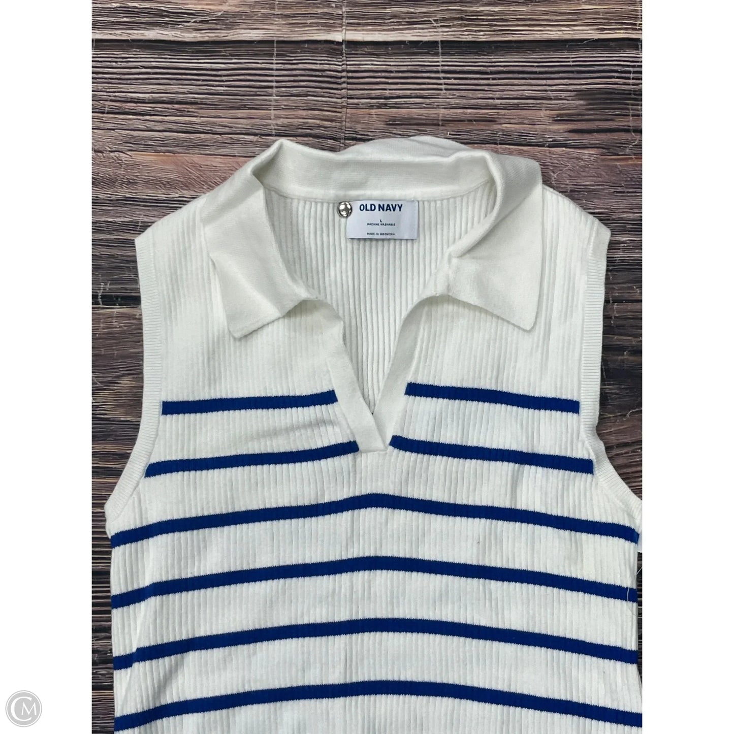 Tank Top By Old Navy In Striped Pattern, Size: L