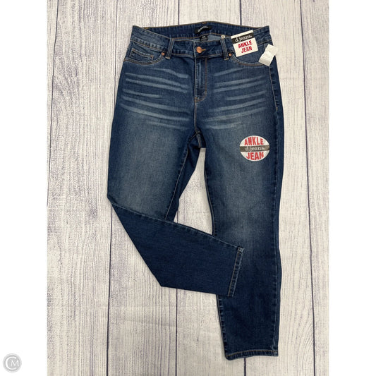 Jeans Straight By D Jeans In Blue Denim, Size: 16