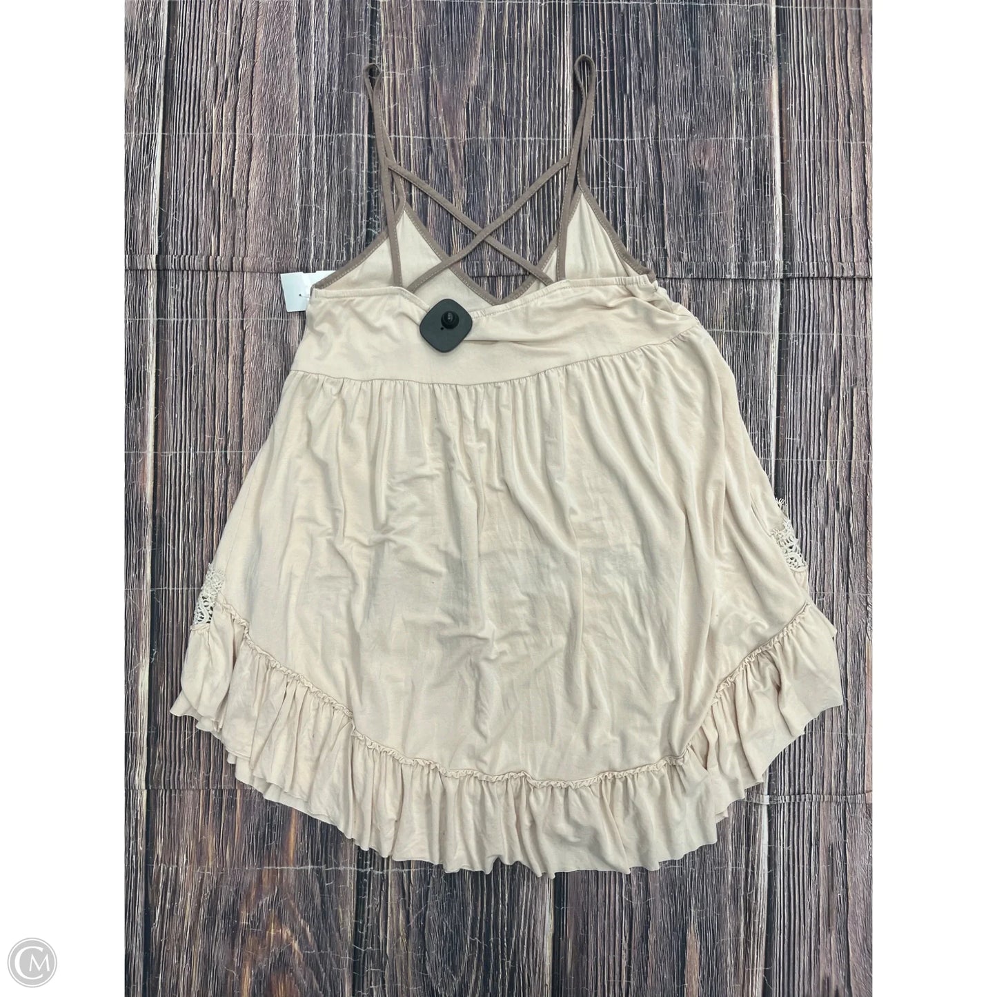 Tank Top By Pol In Tan, Size: S