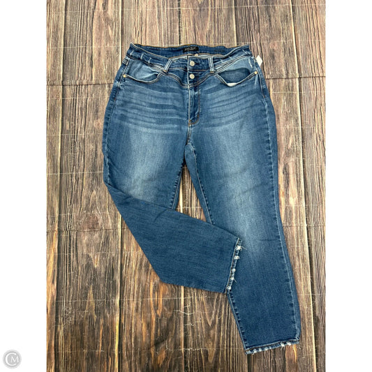 Jeans Boot Cut By Judy Blue In Blue Denim, Size: 16