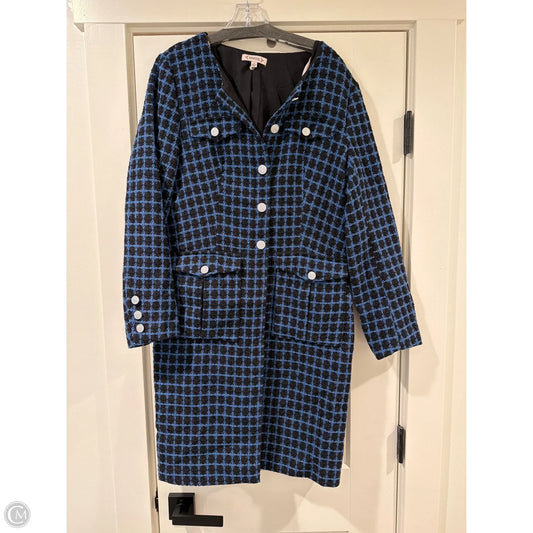 Coat Other By Nanette By Nanette Lepore In Blue & Brown, Size: L