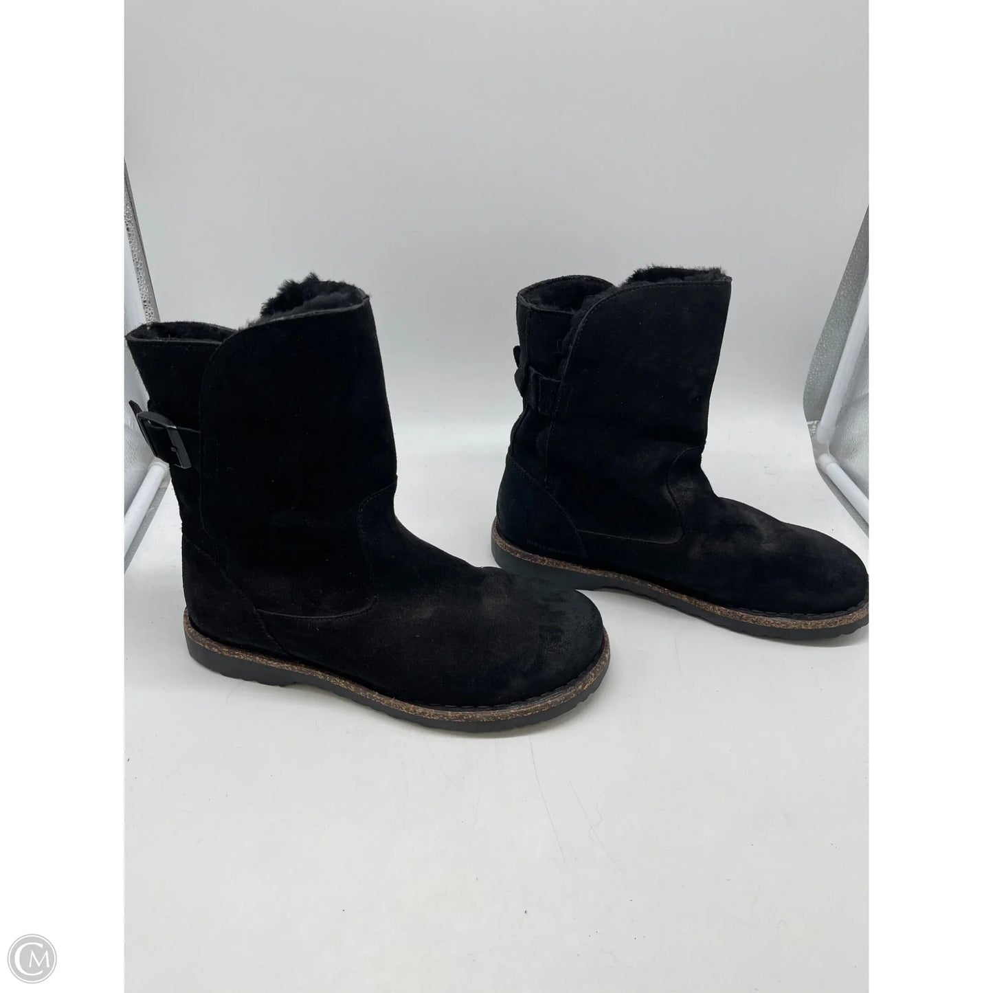 Boots Mid-calf Flats By Birkenstock In Black, Size: 10