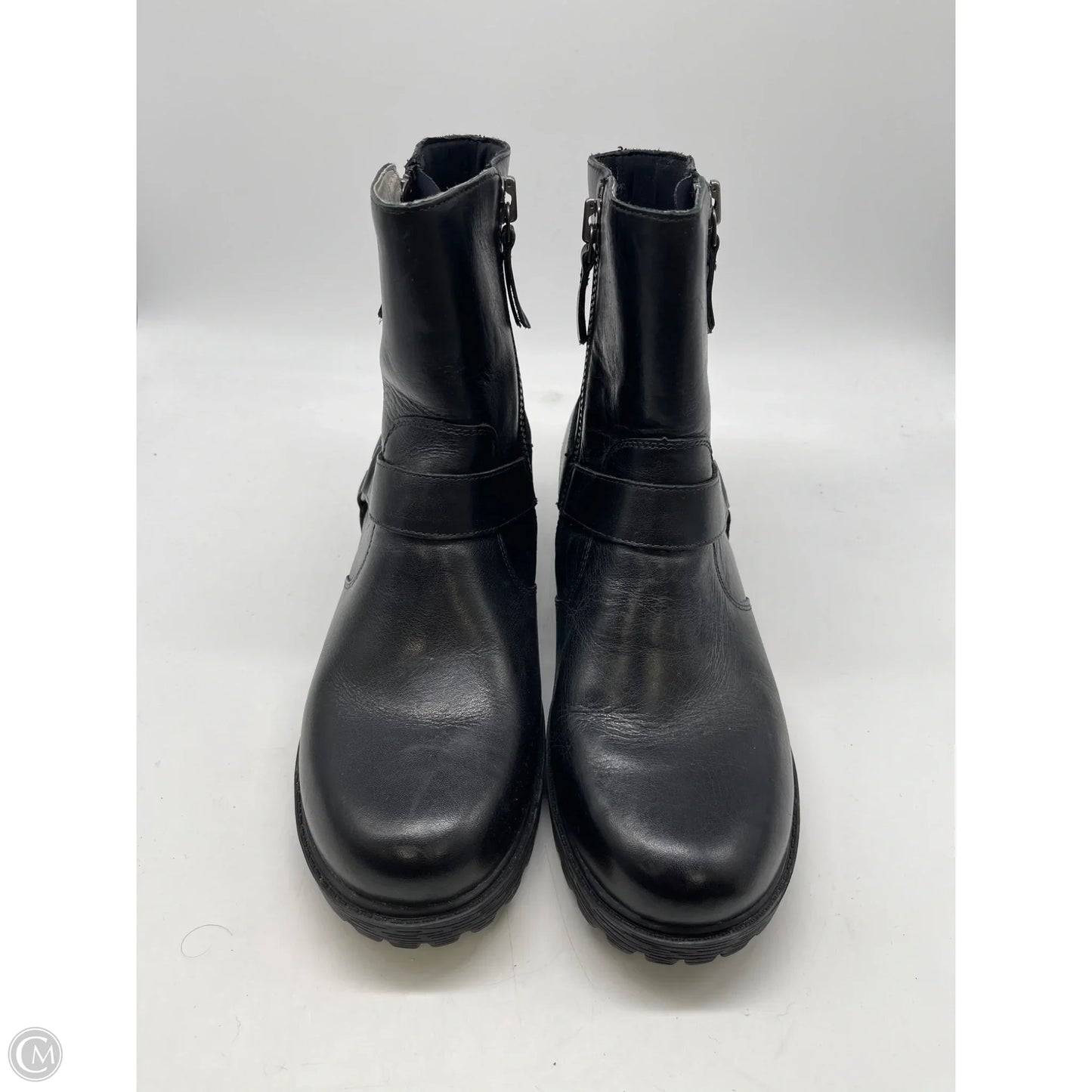Boots Ankle Heels By Alegria In Black, Size: 10