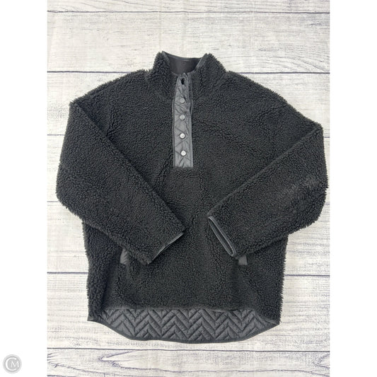 Jacket Fleece By Athleta In Black, Size: L