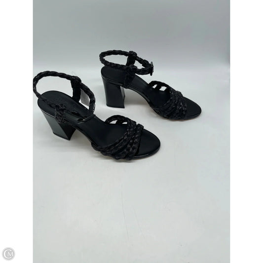 Sandals Heels Block By J. Crew In Black, Size: 9