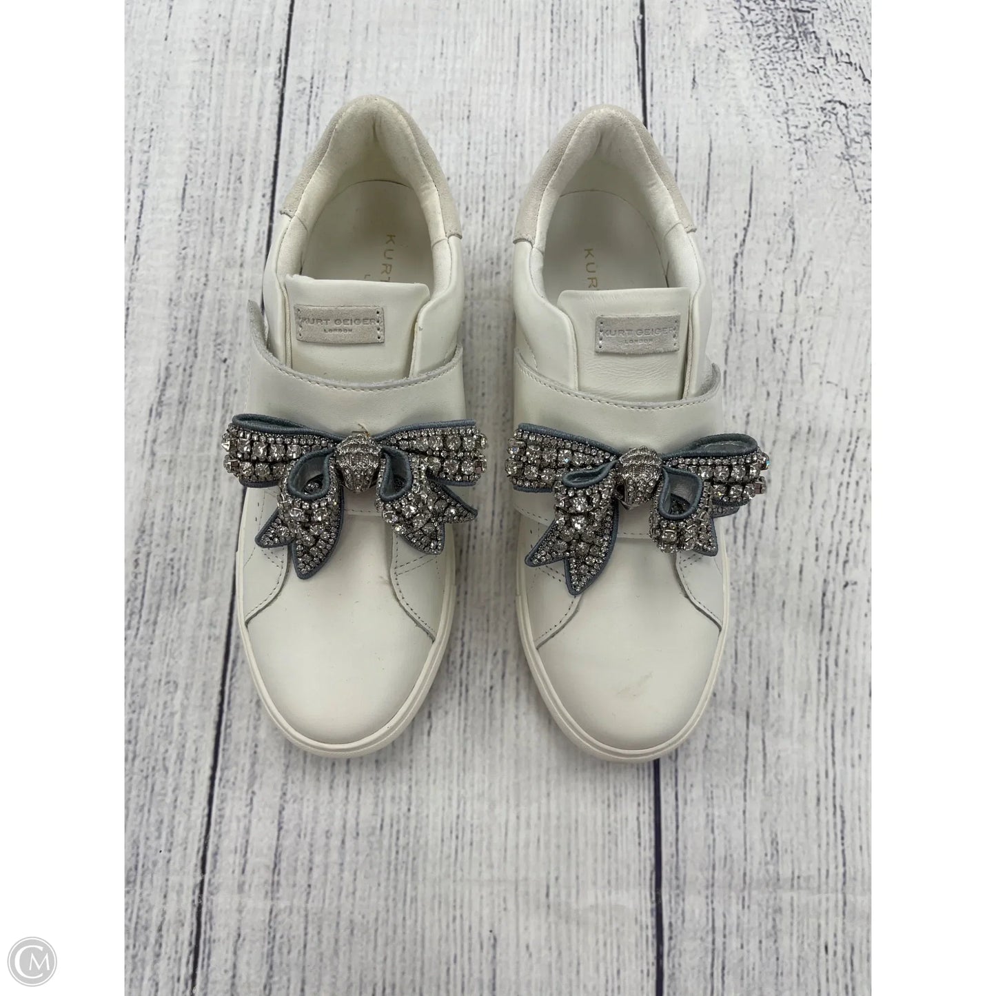 Shoes Designer By Kurt Geiger In White, Size: 8