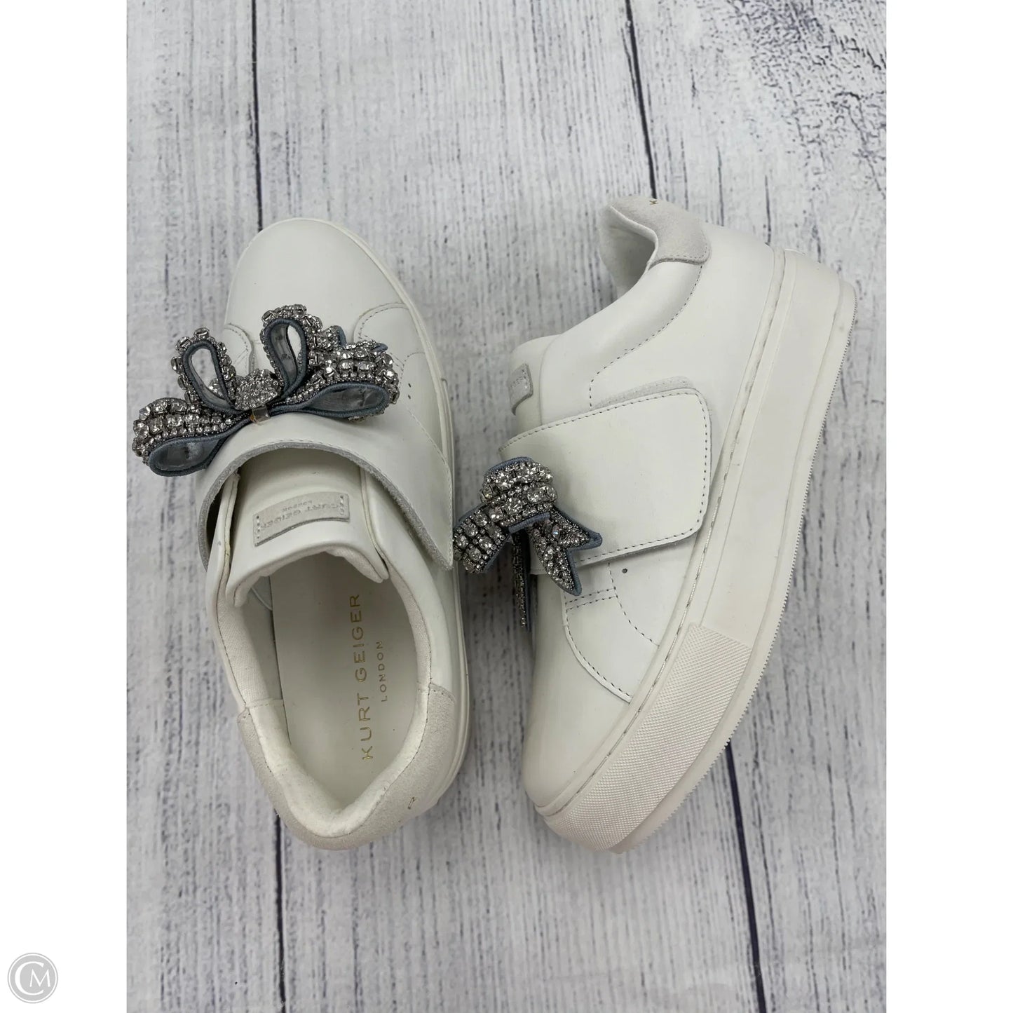 Shoes Designer By Kurt Geiger In White, Size: 8