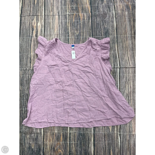 Top Short Sleeve By Old Navy In Purple, Size: 4x