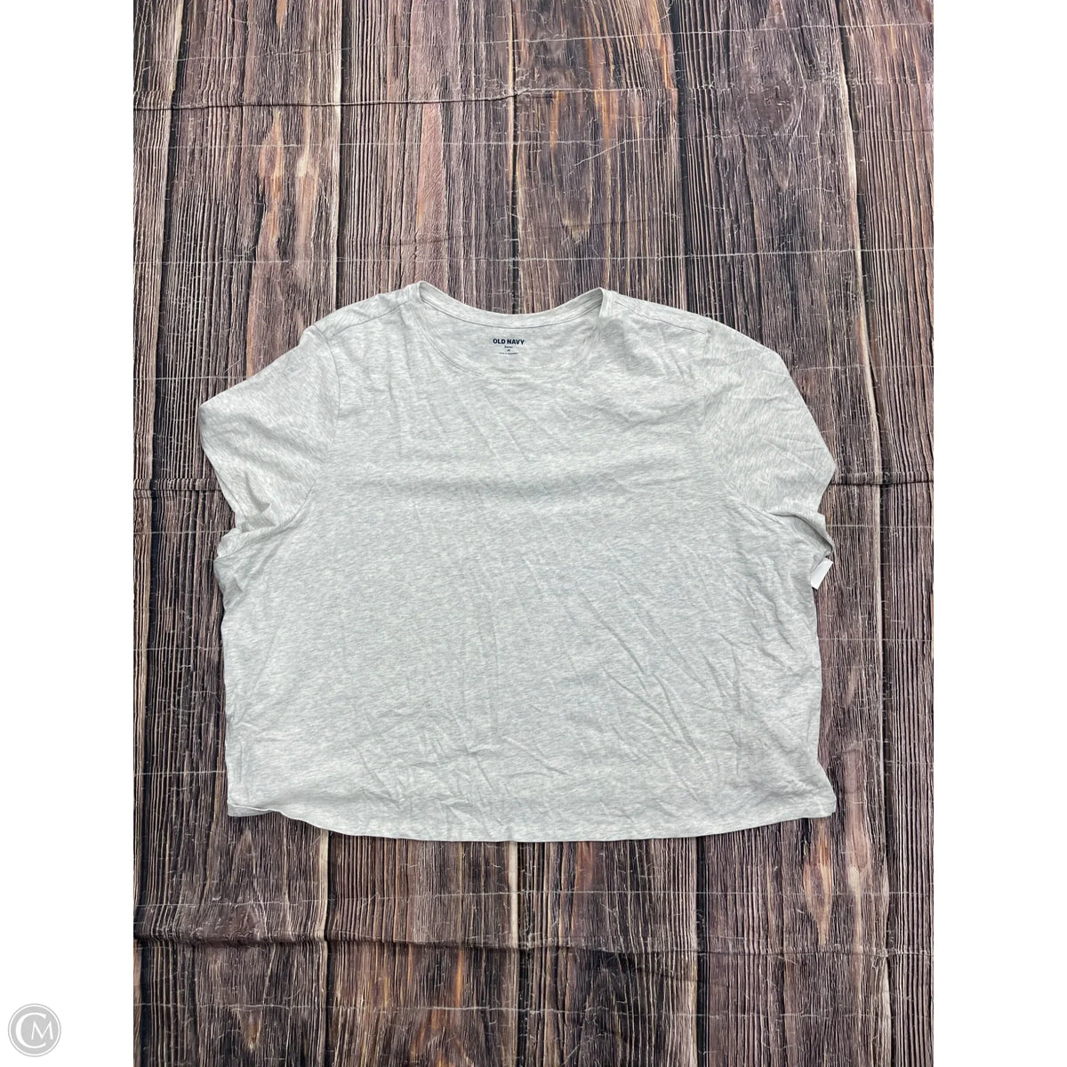 Top Short Sleeve Basic By Old Navy In Grey, Size: 4x