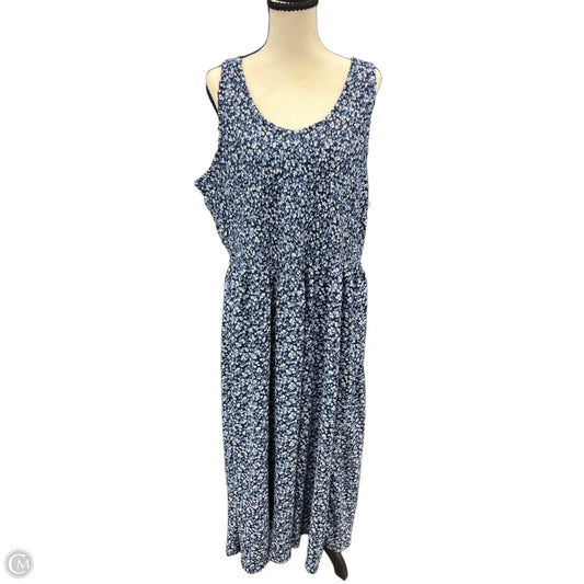 Dress Casual Maxi By Old Navy In Navy, Size: 1x Tall