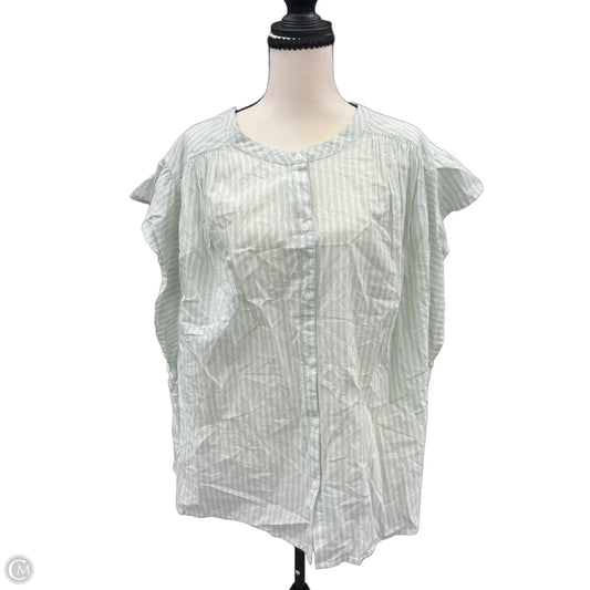 Top Short Sleeve By Old Navy In Green, Size: 4x
