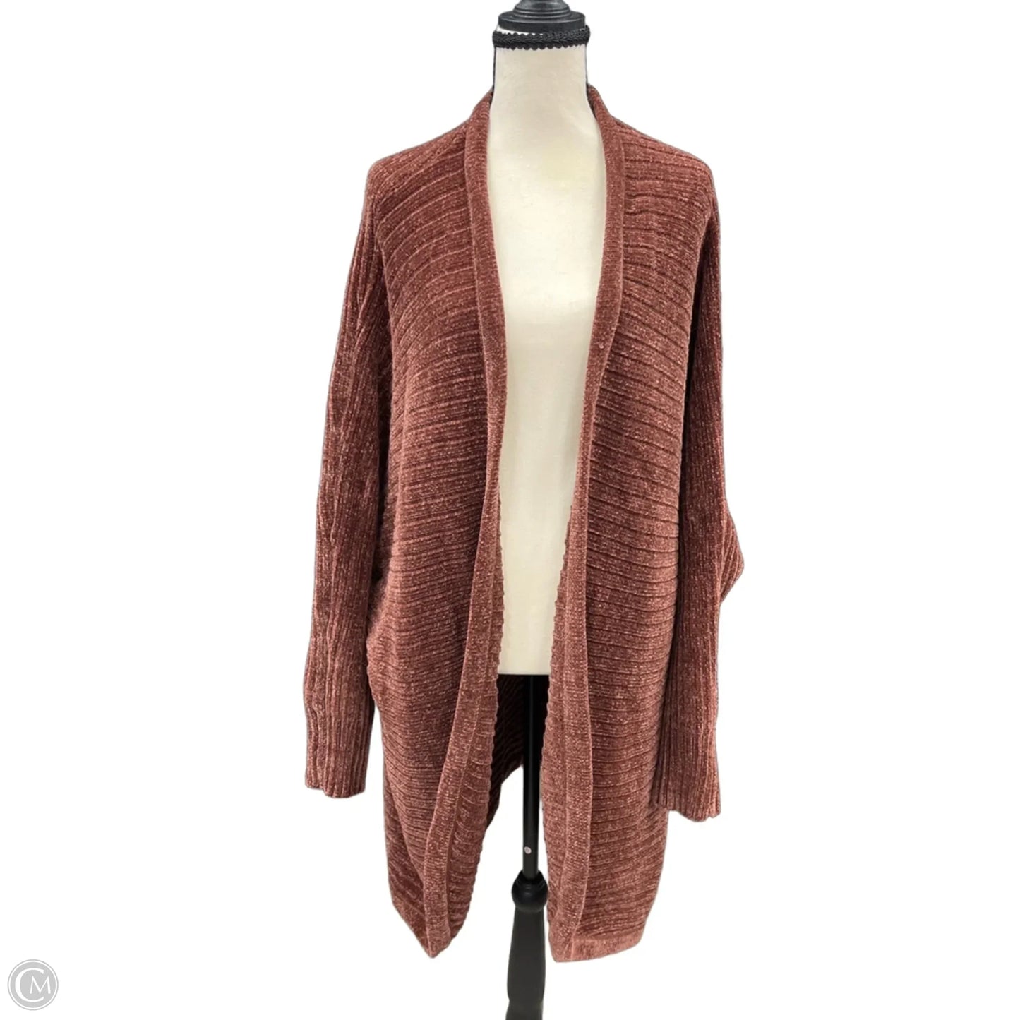 Sweater Cardigan By Torrid In Brown, Size: 5