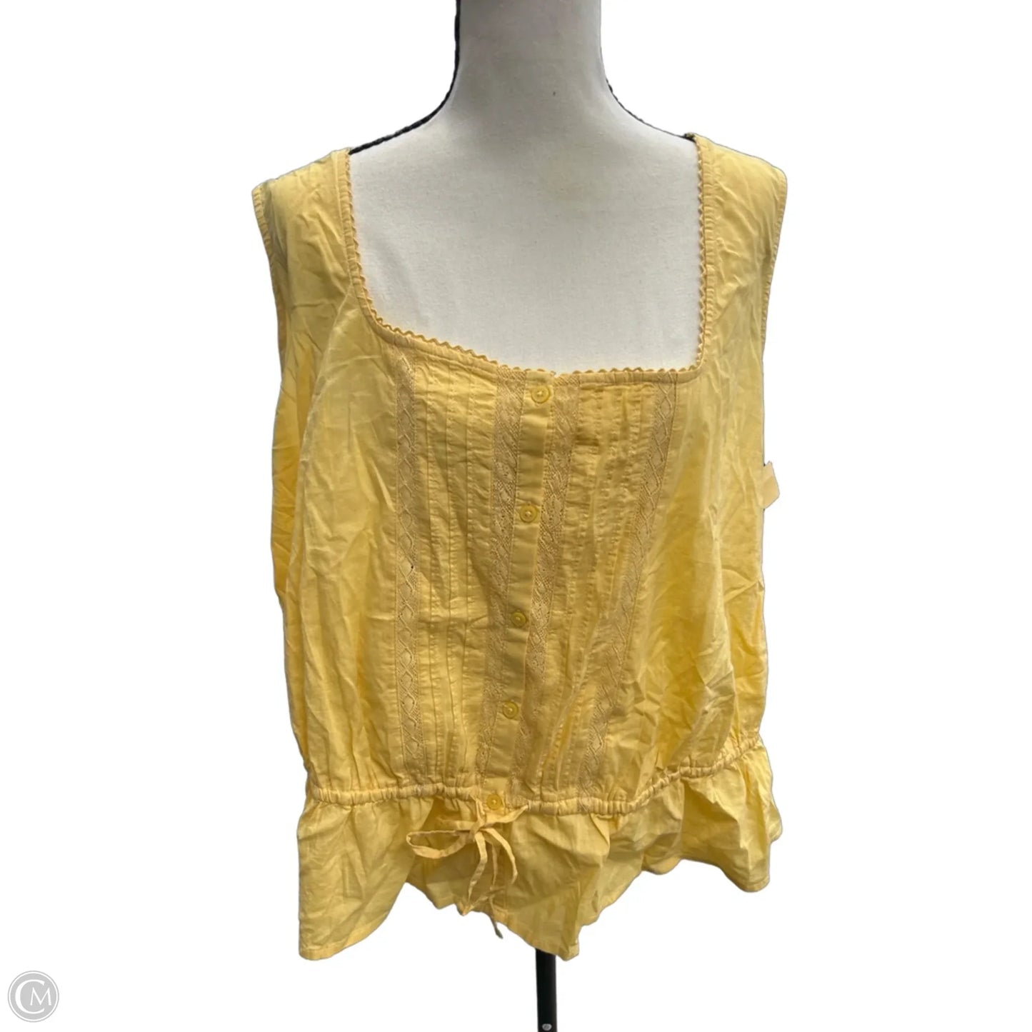 Tank Top By Old Navy In Yellow, Size: 3x