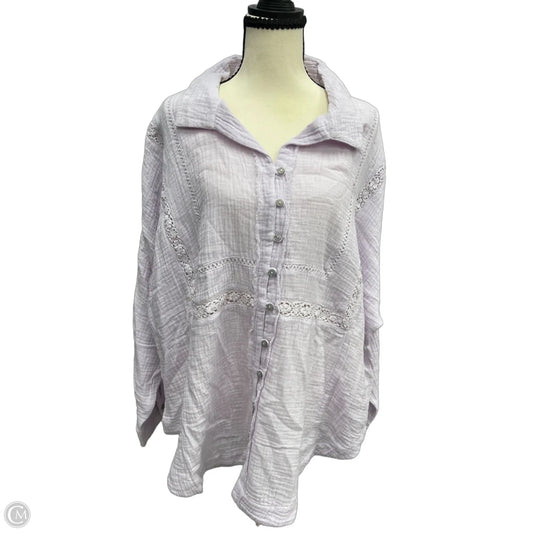 Top Long Sleeve By Lucky Brand In Purple, Size: Xl