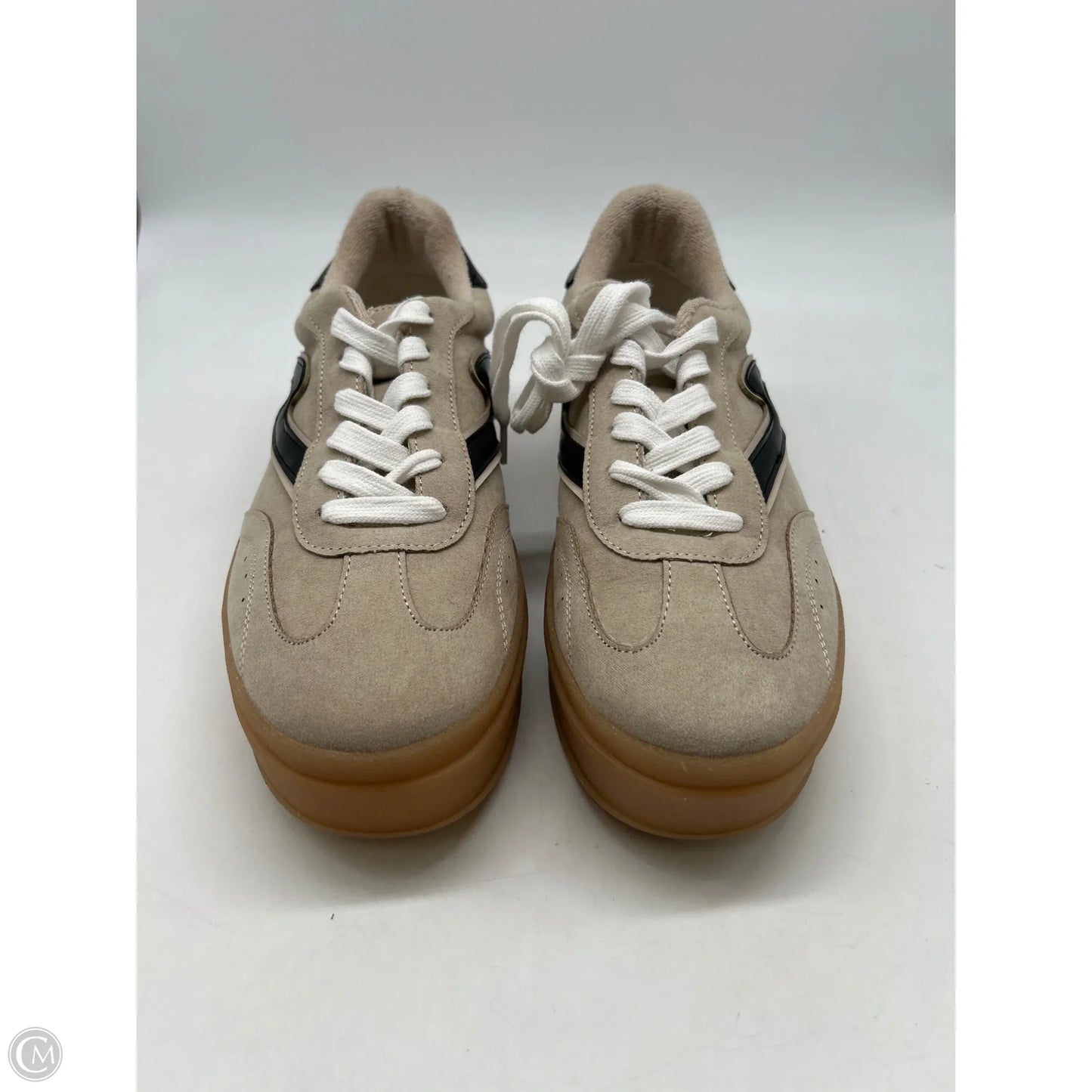 Shoes Sneakers By Madden Girl In Black & Brown, Size: 8.5