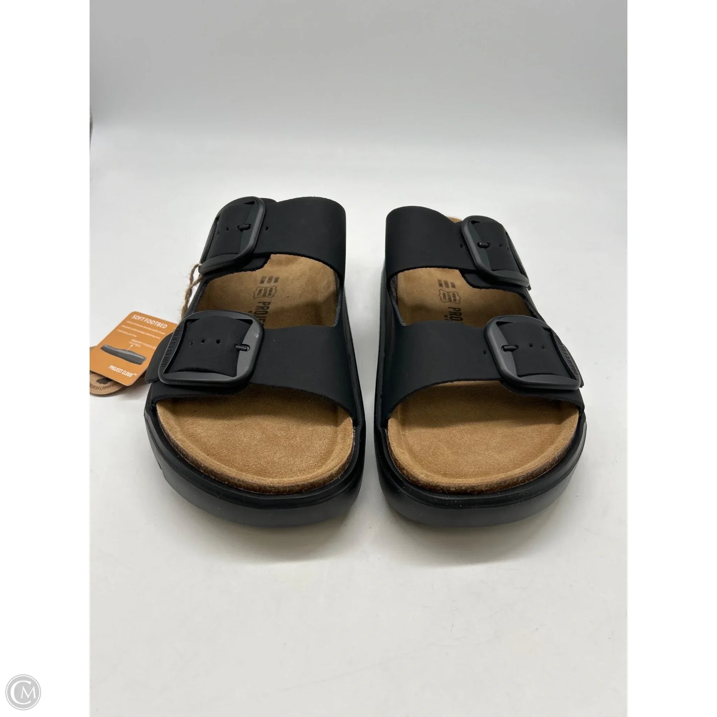 Sandals Flats By Project Cloud In Black, Size: 8