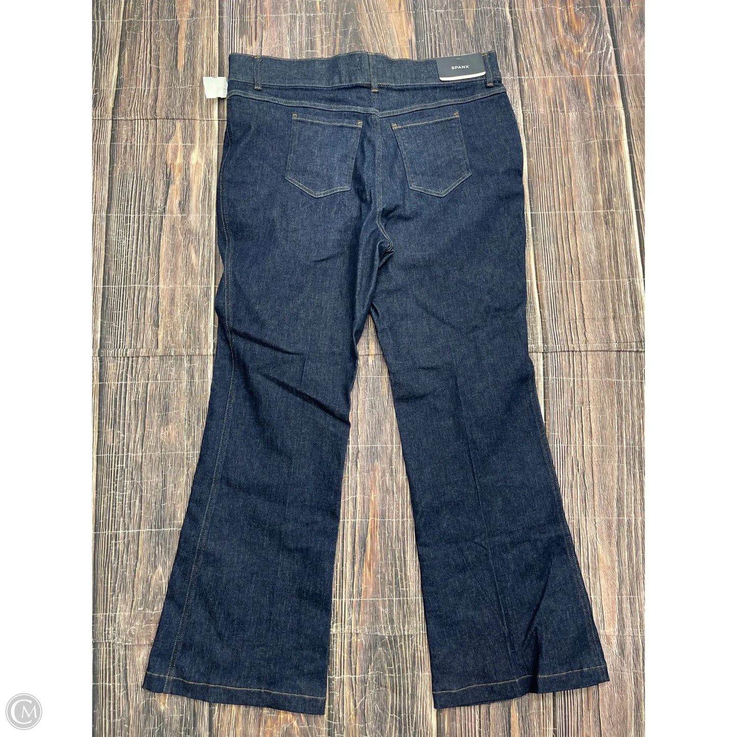 Jeans Flared By Spanx In Blue Denim, Size: 3x