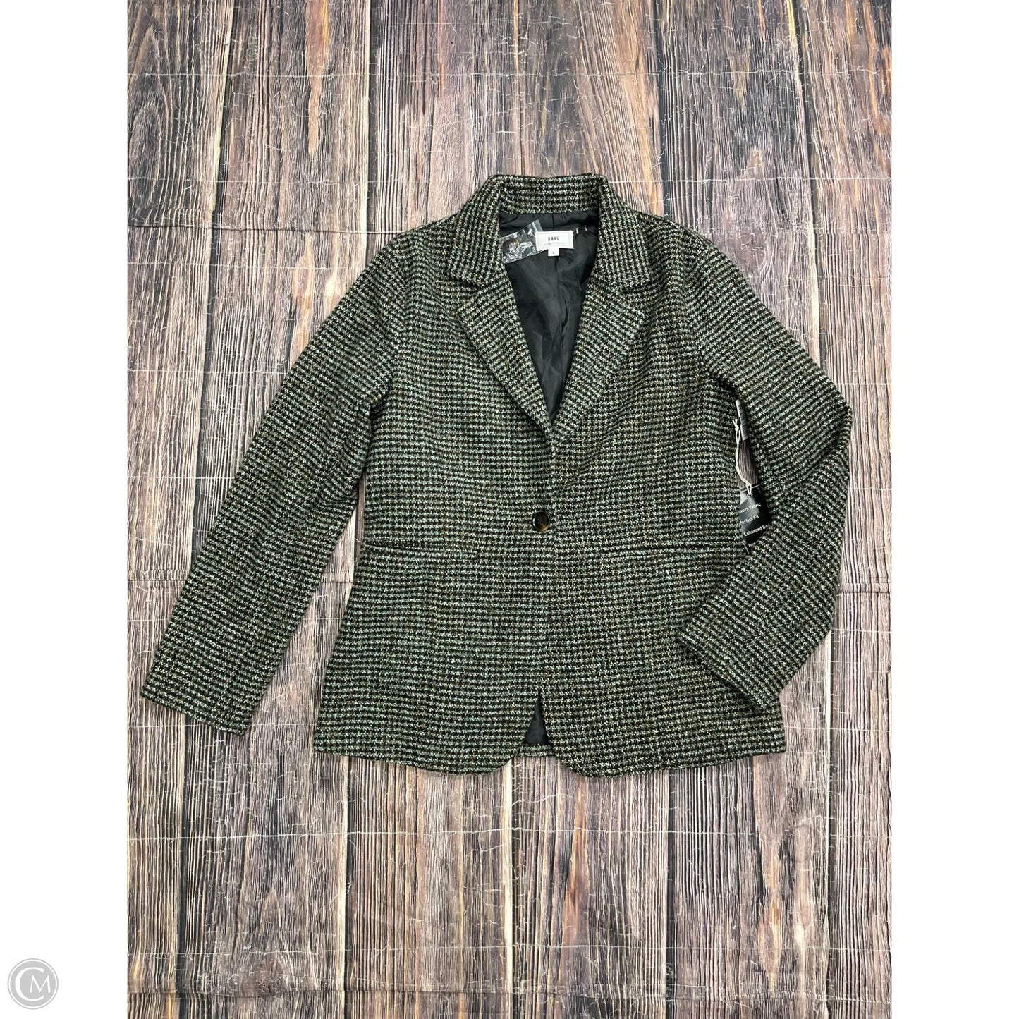Blazer By Have In Brown & Green, Size: L