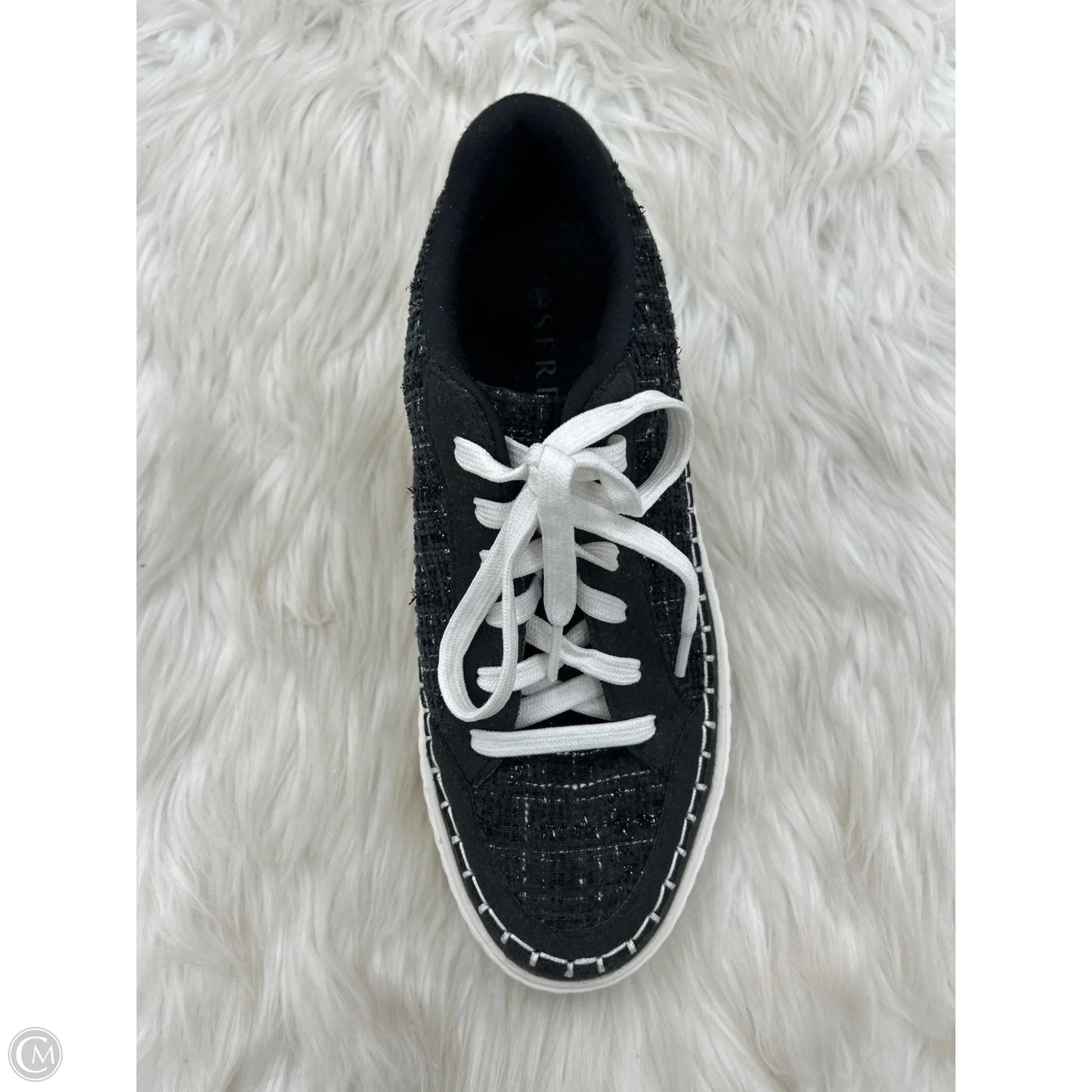 Shoes Sneakers By Serra In Black, Size: 9