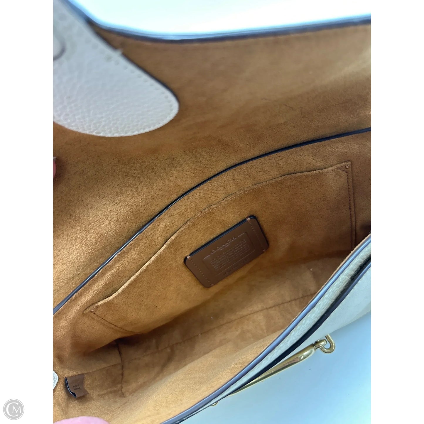 Handbag Designer By Coach, Size: Medium