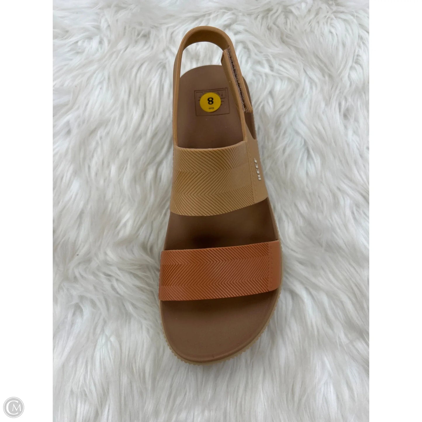 Sandals Heels Platform By Reef In Brown, Size: 8