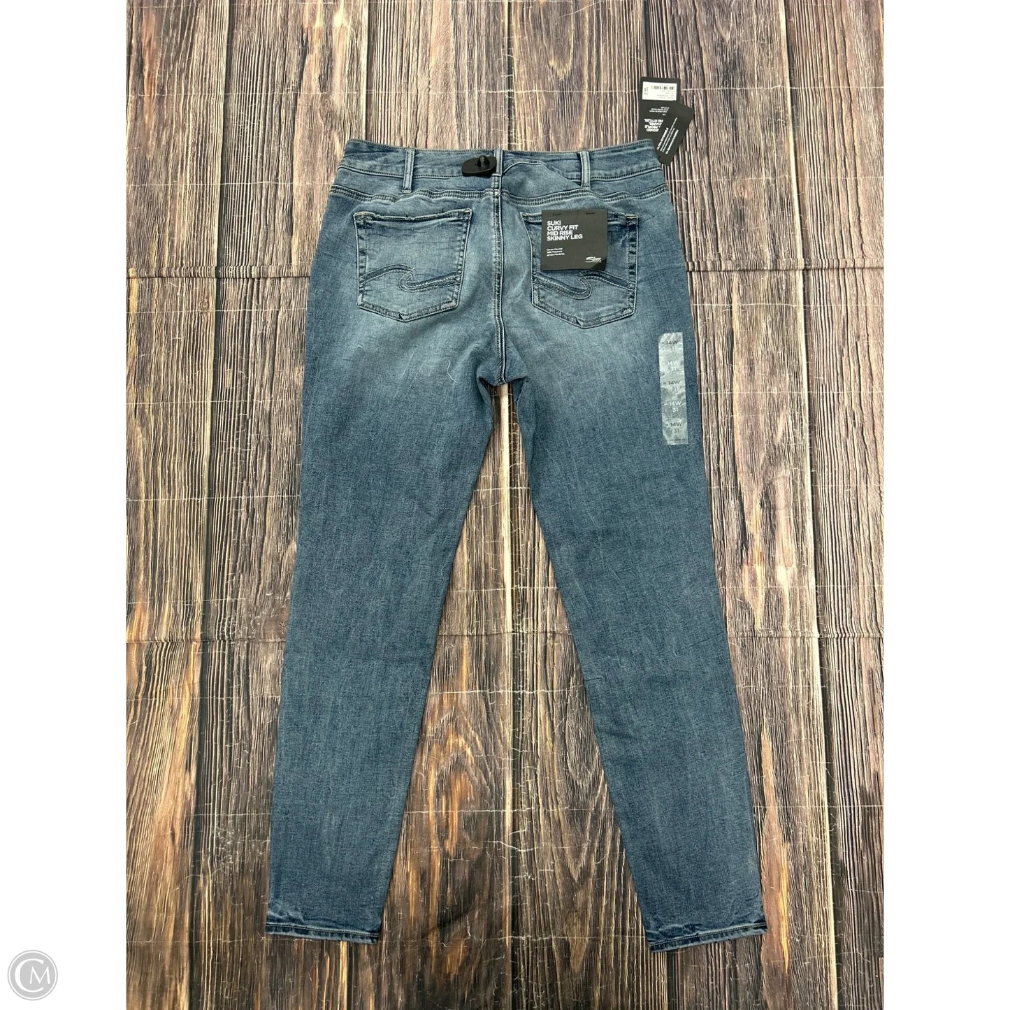 Jeans Straight By Silver In Blue Denim, Size: 12