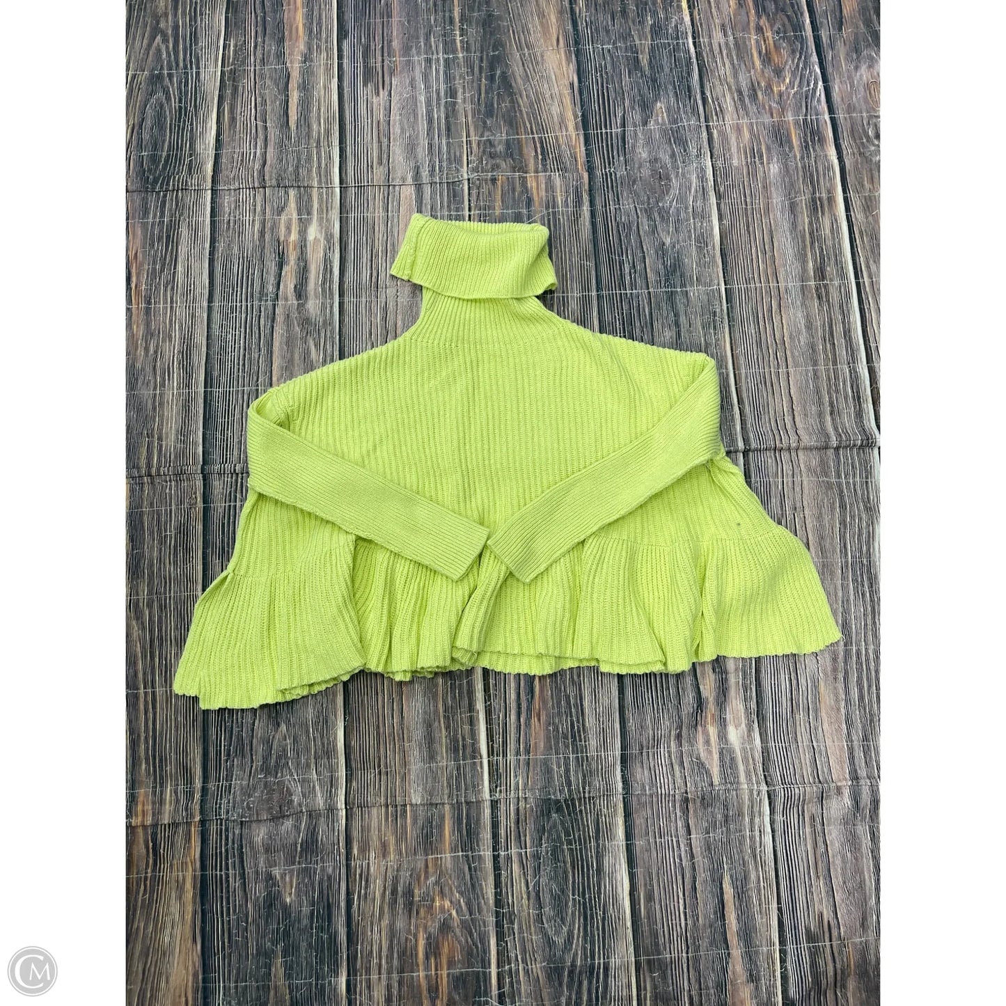 Sweater By Free People In Green, Size: S