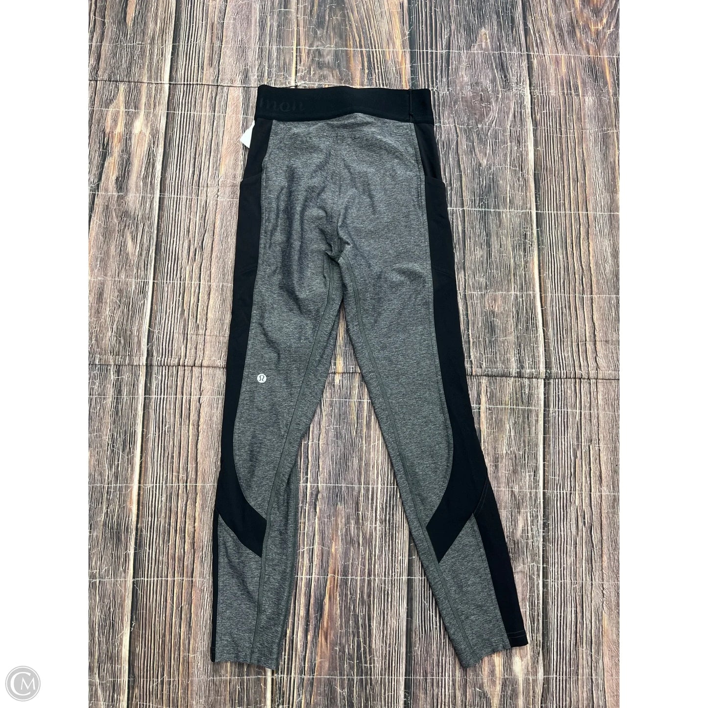 Athletic Leggings By Lululemon In Grey, Size: 4