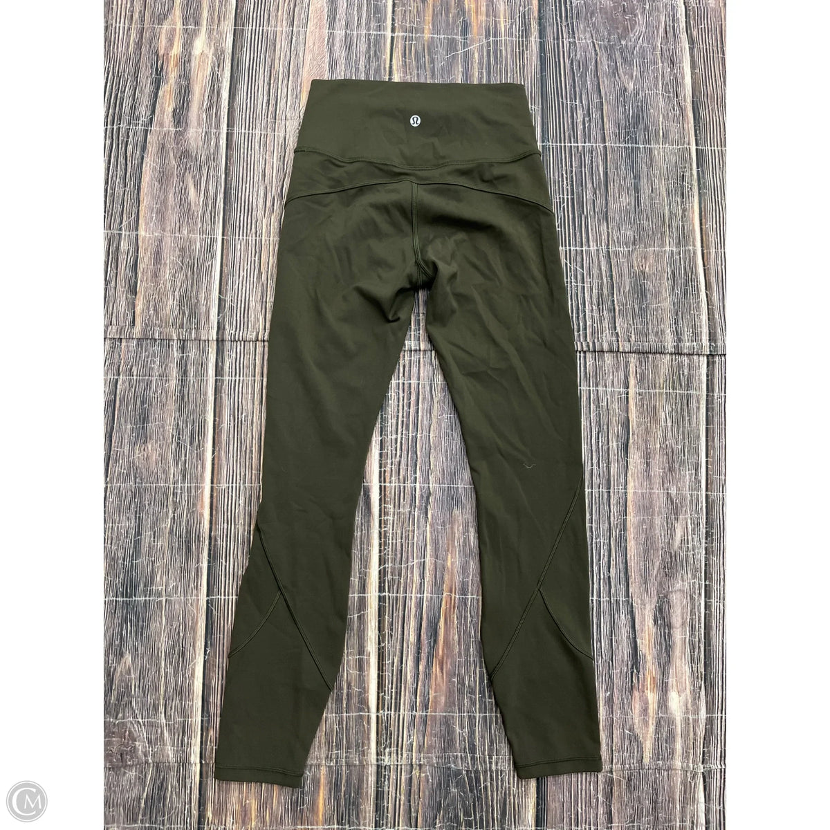 Athletic Leggings By Lululemon In Green, Size: 4