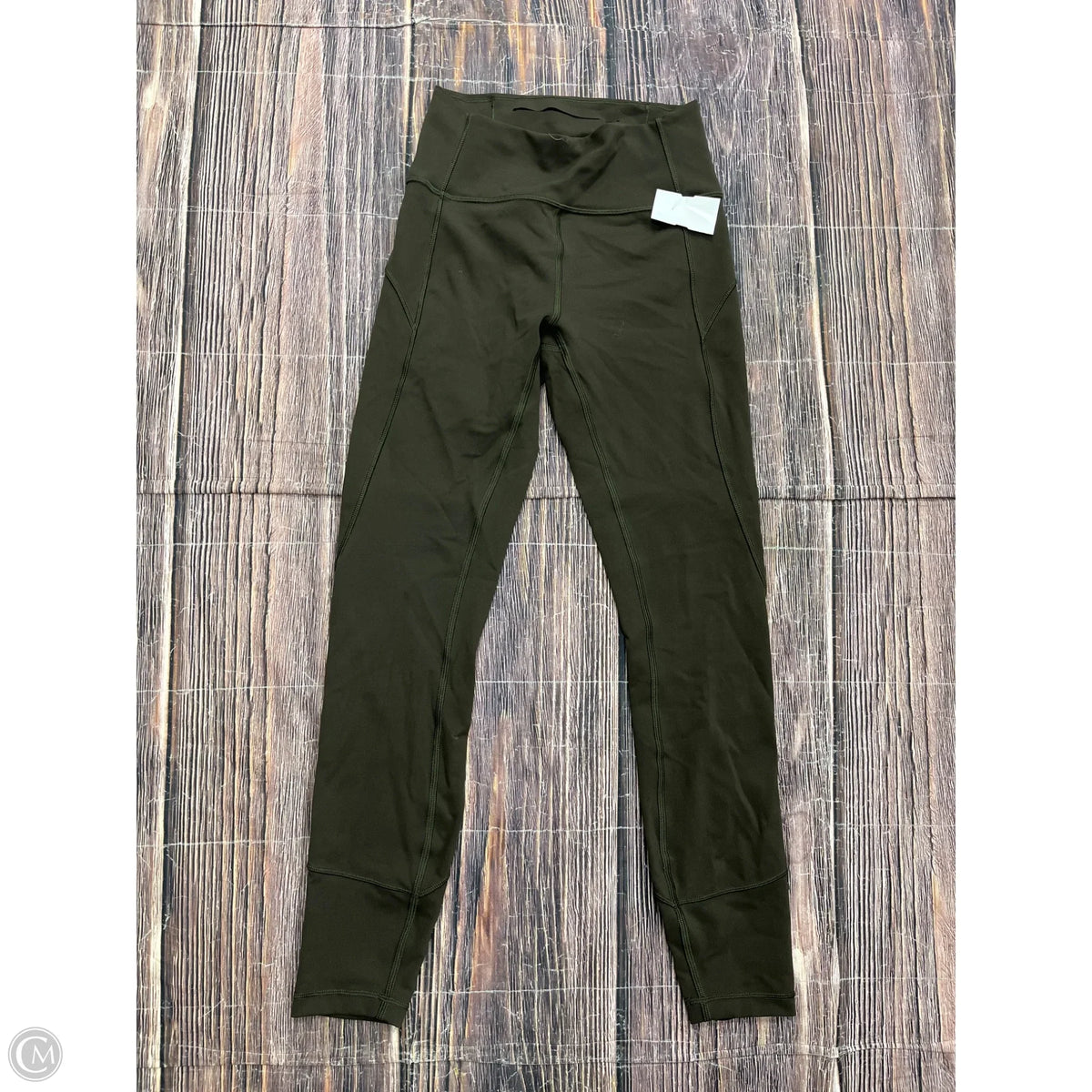 Athletic Leggings By Lululemon In Green, Size: 4