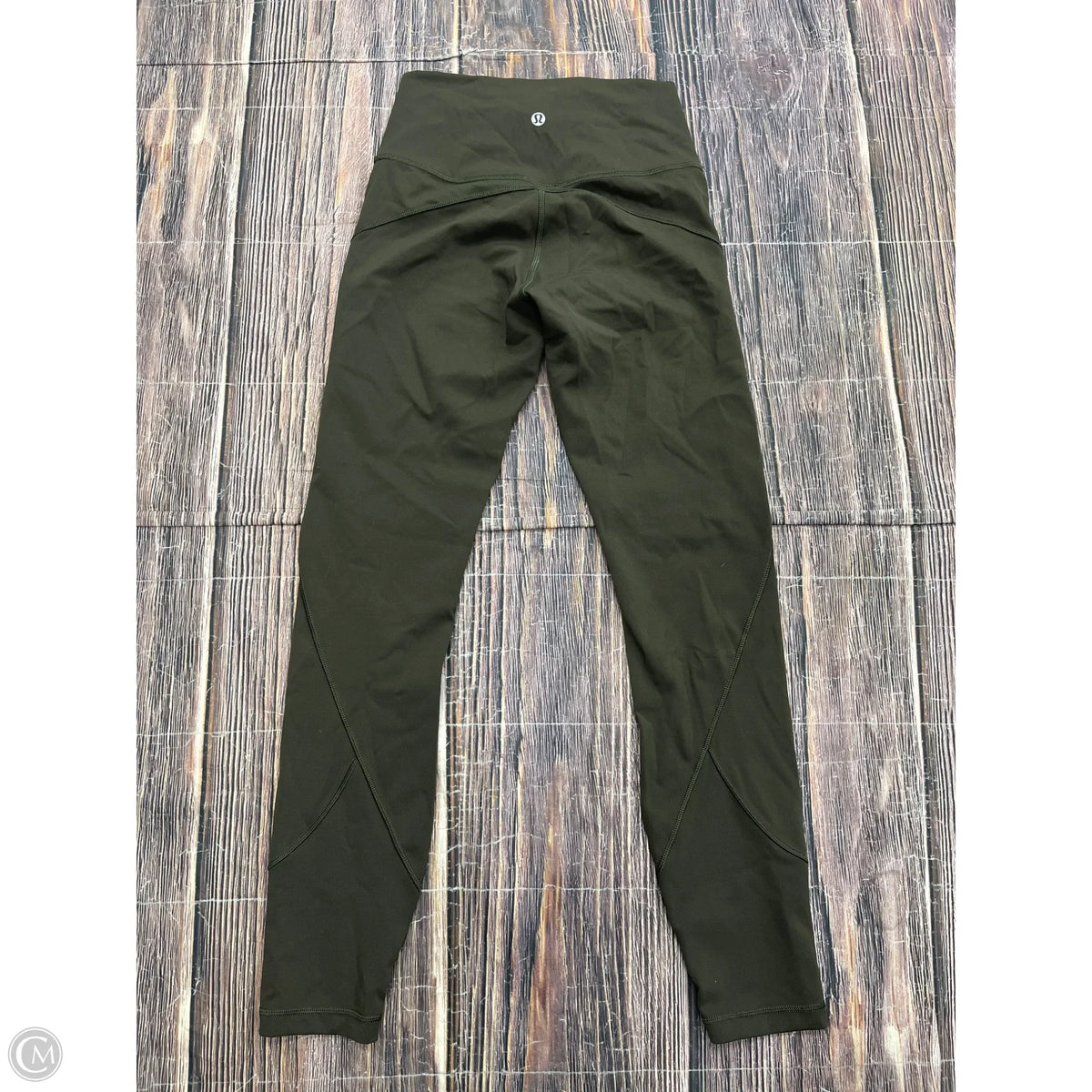 Athletic Leggings By Lululemon In Green, Size: 4