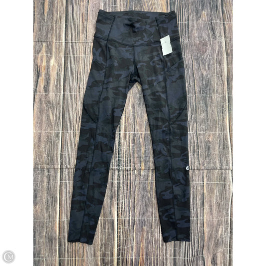 Athletic Leggings By Lululemon In Camouflage Print, Size: 4