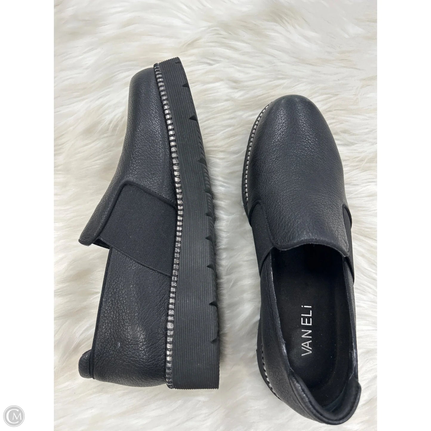 Shoes Flats By Vaneli In Black, Size: 8