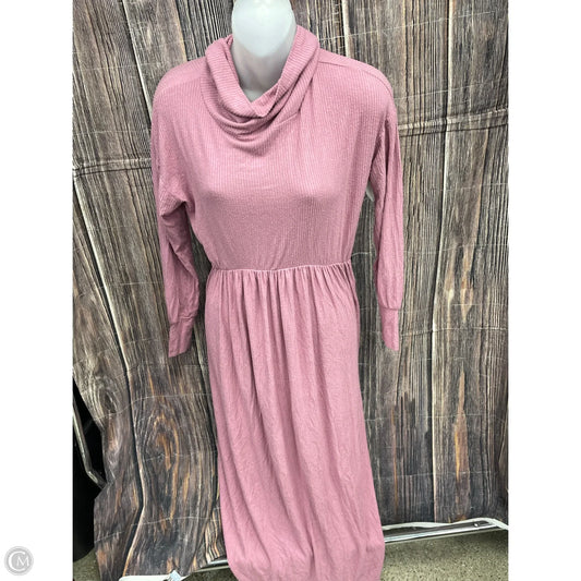 Dress Casual Maxi By Anthropologie In Pink, Size: Xs