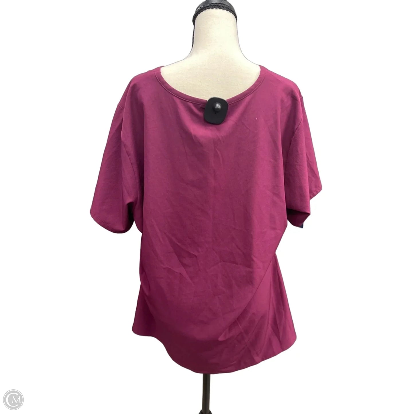 Top Short Sleeve By Skechers In Red, Size: 2x